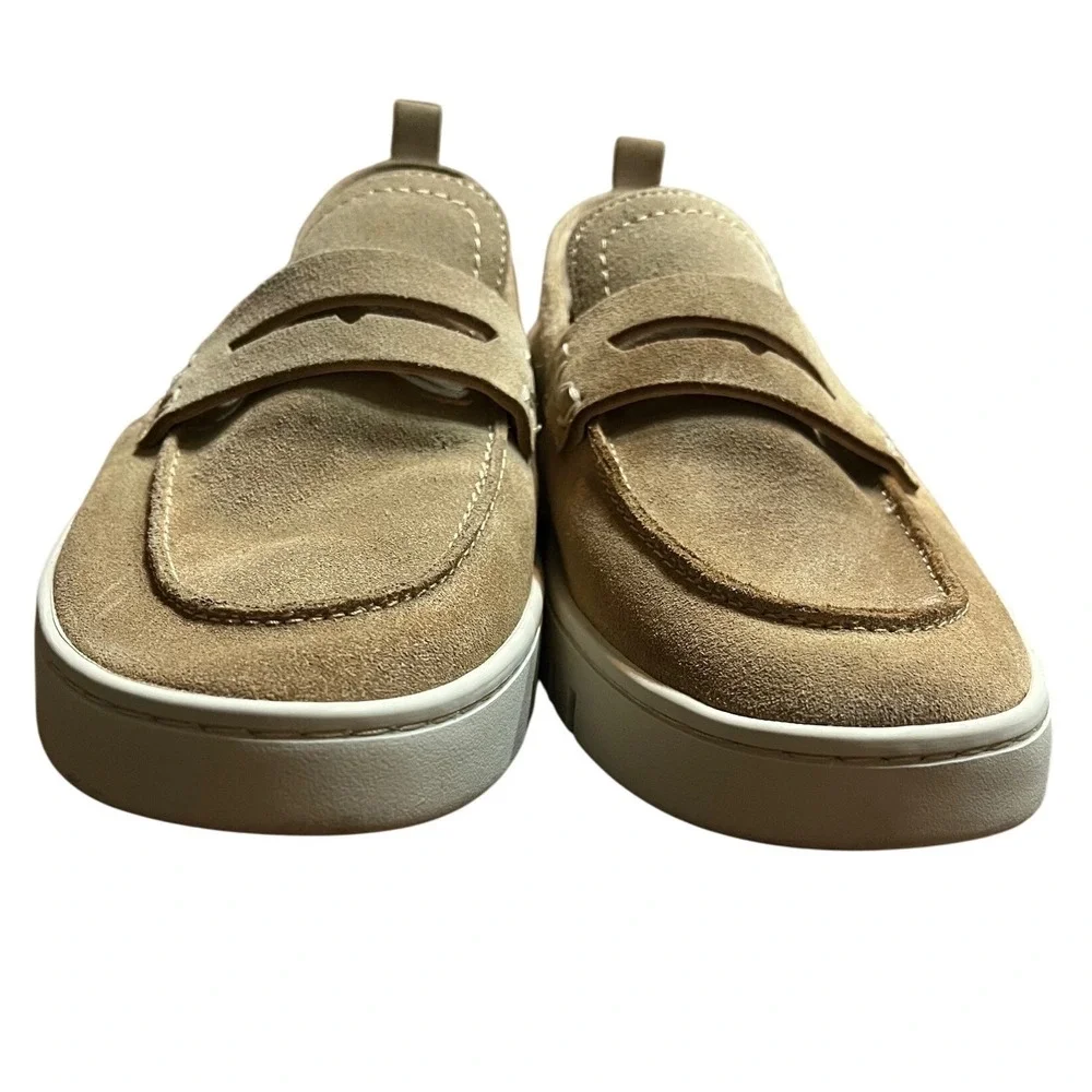 Vionic Journey Uptown Loafer Suede‎ Flats Travel Sneakers Tan Women's Size 10
